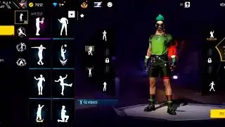Old player emote collection on  KT FOZY AJAY in free fire 