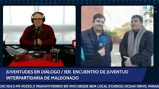 Federico Cruz del Frente Amplio y Agust&iacute;n Ruiz, Partido Nacional.