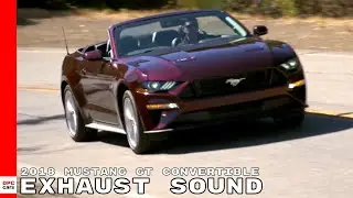 2018 Ford Mustang GT 5.0 Convertible Test Drive Exhaust Sound