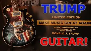 Обзор и разборка электрогитары Дональда Трампа Les Paul!