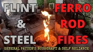 HOW TO USE FLINT & FIRE STEEL AND FERRO RODS TO MAKE FIRE #fire