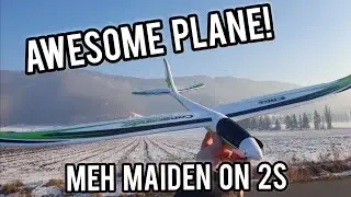 E-flite UMX Conscendo, awesome plane, meh maiden on 2S