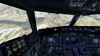 B738 로 루클라 착륙하기 1차 시도