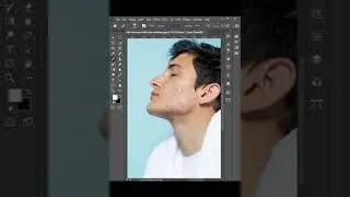 Simple technique for skin retouching and facial cleanup | Photoshop Tutorial #youtbeshorts #tutorial