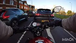 Southend high street to a127 bike ride 20th dec