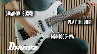 Dominik Gusch | Ibanez MDM1005-PW Playthrough &bdquo;War of Hearts&ldquo;