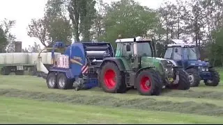Fendt Vario | Pressing and Wrapping bales | Goweil | Load bales | Johan Frens