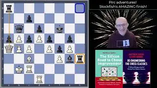 Silicon Road: Great Engine Attacks! You will NOT believe this! Stockfish's AMAZING Pirc finish!