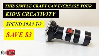 How to make torch at home | LED torch| craft ideas
