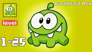 Cut the Rope - Gameplay Walkthrough Levels 1-25 - Cardboard Box Puzzle Game
