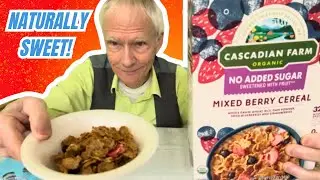 ASMR: Cascadian Farms Organic Mixed Berry Cereal (No Added Sugar)!