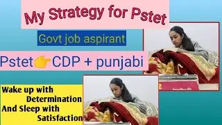How I cover CDP and PUNJABI for pstet||pstet Preparation journey#study #pstet #motivation