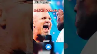 Heroic Goldberg Defends His Fan.#wwe #wrestling #wrestlemania #wweusa #wweindia