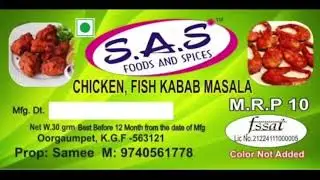 SAS foods and spices                                                     13 June 2025
