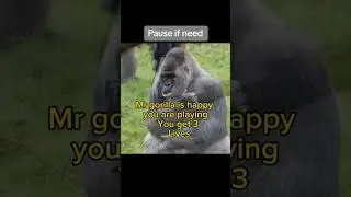 play with mr. gorilla! #game #viral #shorts #choicegame #reels