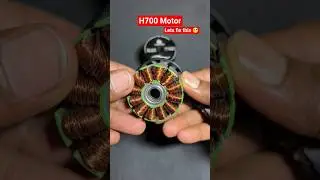 How to Fix H700 Brushless Motor | Helicopter motor #drone #brushlessmotor #youtubeshorts #shorts