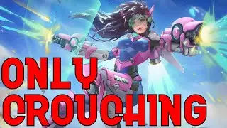 DVA Only Crouching Challenge (Overwatch Challenge)