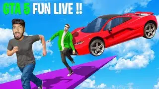 GTA 5 Online Live Stunt Race With Friends - Black FOX