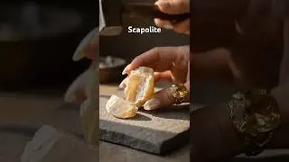 🔨💎 Scapolite Splitting Open | ASMR Crystal Cracking #shorts