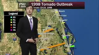 FSU Weather&rsquo;s look back at the 1998 Central Florida Tornado Outbreak
