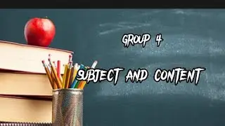 VIDEO PRESENTATION || GROUP 4 SUBJECT AND CONTENT || ART APPRECIATION