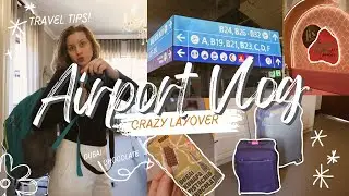 Dubai Airport Vlog ✈️: 9 Hours of Snacks, Travel Tips & Chaos Before My Europe Trip 🌍