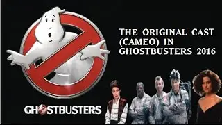 The original cast in Ghostbusters 2016