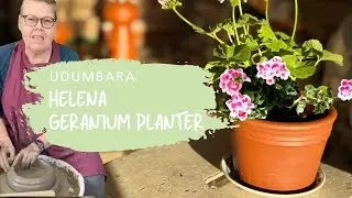 Making the Helena Planter | Handmade Geranium Pot from Finnish Wild Clay.