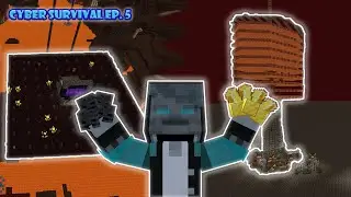 I'M BACK! - GOLD FARM & WITHER SKULL FARM | Cyber Survival Ep. 5