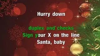 Santa Baby - Madonna (KARAOKE)
