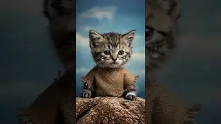 a lonely cat story #cat #ai #catshorts #kitten