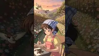 Countryside Morning Vlog 🐦#ghibli #anime #like #dailyvlog #viralvideo