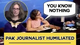 PAKISTAN JOURNALIST BRUTALLY HUMILIATED ON KASHMIR QUESTION