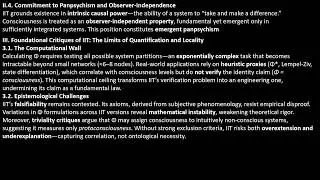 What is consciousness? Integrated information theory vs. In-out ontology