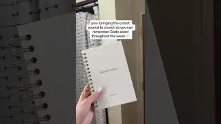 pov: you found a cute church notes journal 🤍