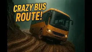 Offroad Bus Adventure! 🚌 Conquering Dangerous Narrow Roads | Extreme Map Exploration