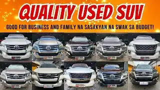 SECONDHAND SUV FOR SALE | QUALITY USED CARS | SEGUNDA MANONG TOYOTA CAR DEALS