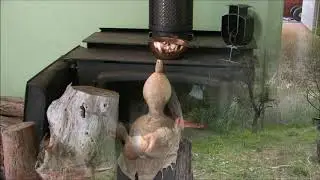 Making My Bottle Gourd Water Bottle By Keith H  Burgess Part Two