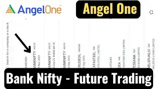Bank Nifty Future Trading in Angel One | Bank Nifty Lot Kaise Buy Karein &ndash; Full Guide | #angelone