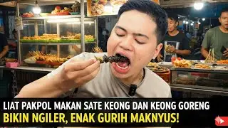 PAKPOL SATU INI, MASAK SATE KEONG DAN KEONG GORENG!!! #mukbang #makan #keong 