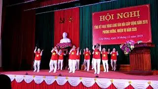 Thể dục: Hát mãi khúc quân hành. CLB dưỡng sinh xã Hoa Động. Ngày 28.12.2019