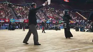 19WKC World Kendo Championship Men's Teams Hungary vs Dominican Republic