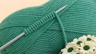 Wow! 🧶 Easiest and fastest. Incredibly beautiful! Knitting Stitch 