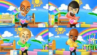 Wii Party Minigames - Tung Sahur Vs Marisa Vs Tyrone Vs Matt (Hardest Difficulty)