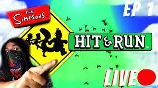 GuuDz LiVE 🔴| THE SIMPSONS HIT & RUN PS2 pt1 Speedrun kicking Marge to Kwik-E-Mart playthrough