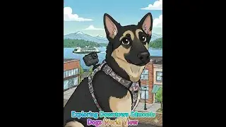 Exploring Downtown Edmonds From Dogs World View #germanshepherd #goprodog #vlog #gsd  #outdoors