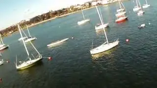 Counting the boats on StKilda Harbour