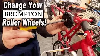 How to Put Brompton Roller/Eazy Wheels On Your BROMPTON