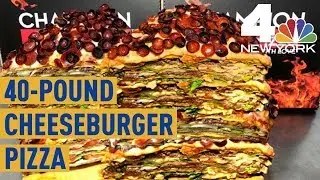 This 40-Pound Cheeseburger Pizza at Champion Pizza Will Set You Back $2,000