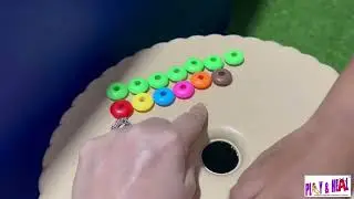 Activities to follow double command, color combination & to work on fine motor with bead activities.